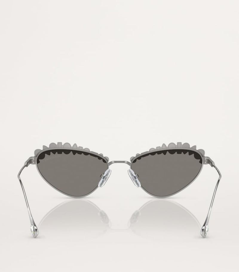 Swarovski cat eye sunglasses with crystal embellishments, UK version