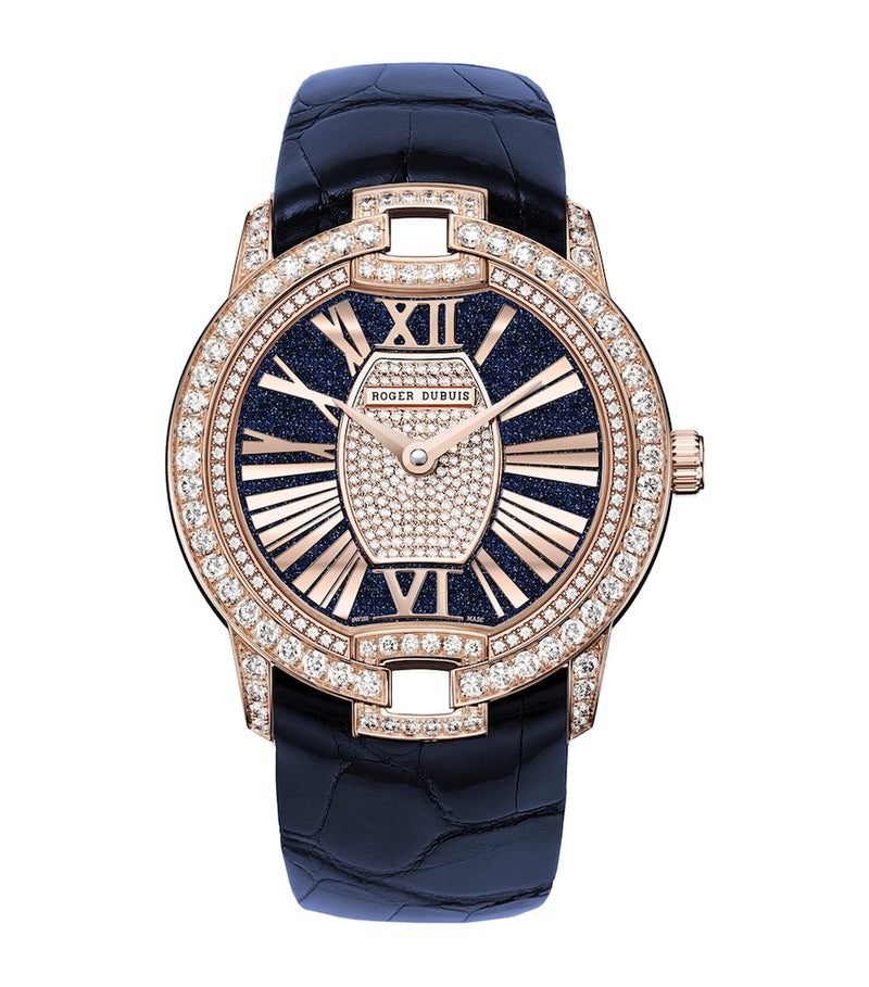 Roger Dubuis Velvet watch rose gold diamond 36mm, imported from the UK