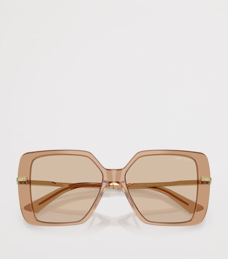 Jimmy Choo square sunglasses acetate model 0JC5048JU, imported from the UK