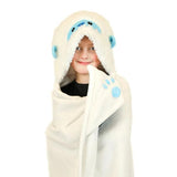 Superdrug Cozy Noxxiez Kids Yeti Animal Hooded Blanket, Large- Buy online at McGrocer