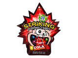Striking popping candy in cola flavour - British product