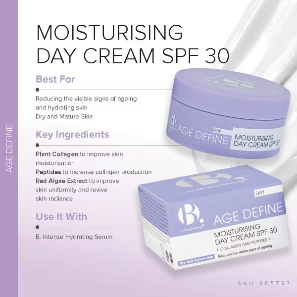 B. daily moisturising face cream SPF 30 50ml - British product
