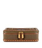 WOLF Ida travel zip jewellery case, imported from the UK
