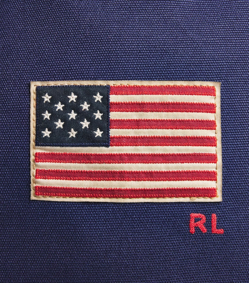 Ralph Lauren Kids canvas American flag backpack, UK version