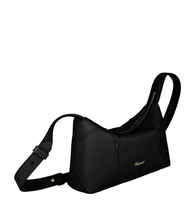 Chopard Diamond cross-body bag grained calfskin - British product