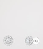 Boucheron white gold diamond Etoile de Paris stud earrings, UK version