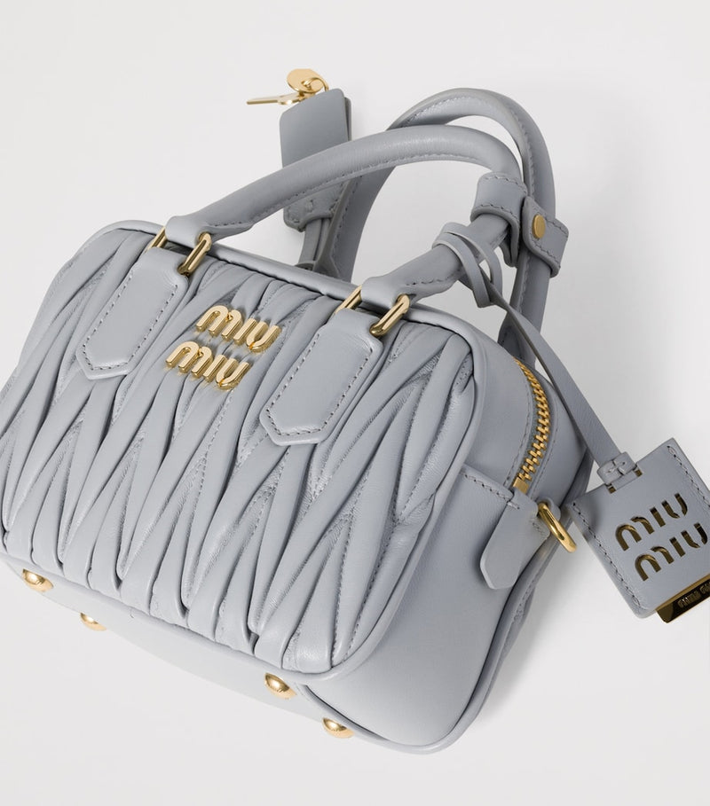Miu Miu Arcadie top-handle bag in nappa leather, UK version