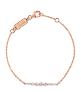 Harrods Harrods Rose Gold and Diamond Bracelet Fine Jewellery (0.33ct)- Buy online at McGrocer