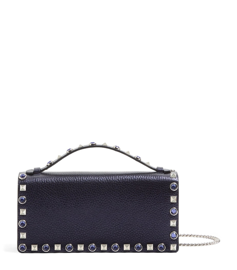 Valentino Garavani Rockstud chain wallet, UK version
