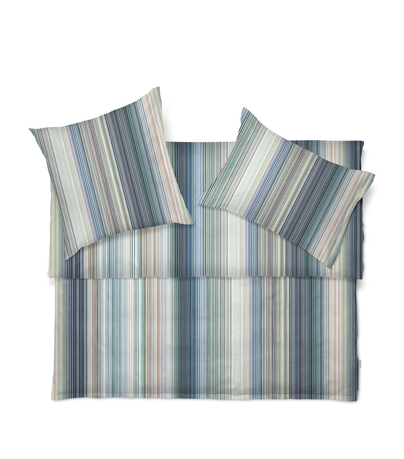 Schlossberg Loris stripe cotton duvet cover king 230x220cm (British brand)