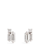 Suzanne Kalan white gold diamond bold burst stud earrings - British product