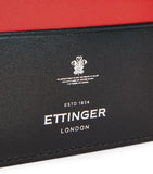 Ettinger flat card holder in soft leather, imported from the UK