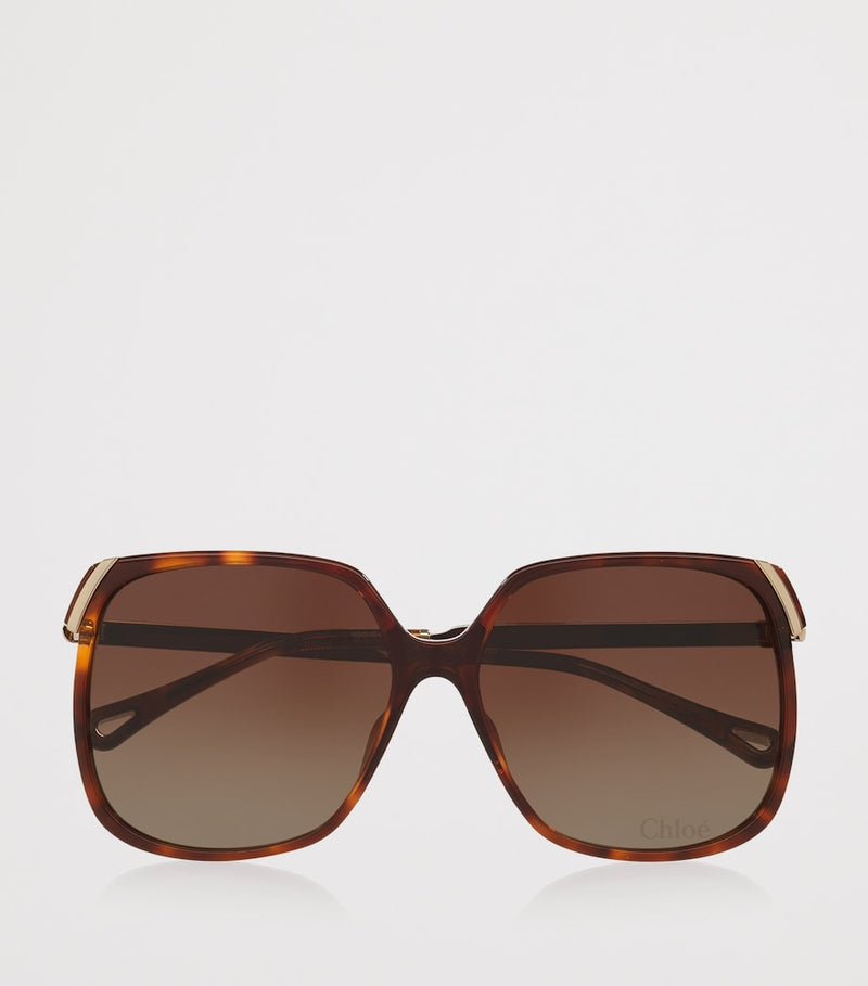 Chloé rectangular acetate sunglasses, imported from the UK