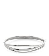 Harrods Monica Vinader Sterling Silver Nura Wrap Bangle- Buy online at McGrocer