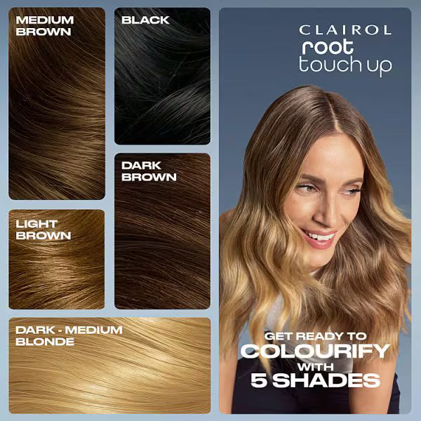 Clairol root touch up colour spray black can - British product
