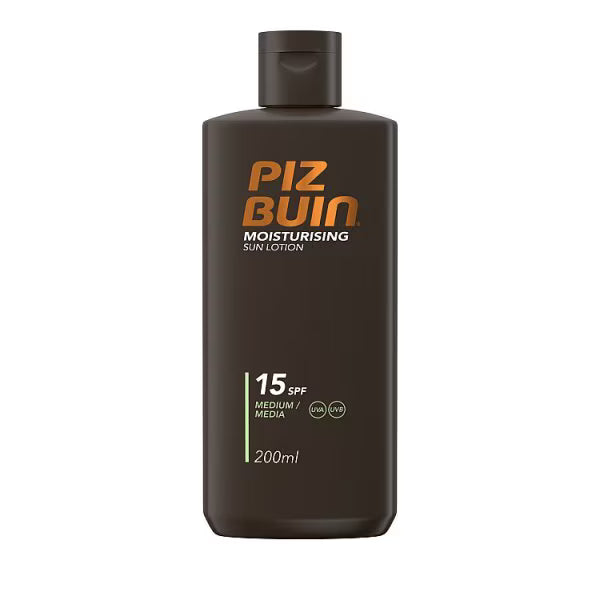 Piz Buin Moisturising Lotion SPF15 200ml, imported from the UK