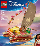 Lego Disney Moana's Adventure Canoe building set, UK version