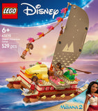 Lego Disney Moana's Adventure Canoe building set, UK version