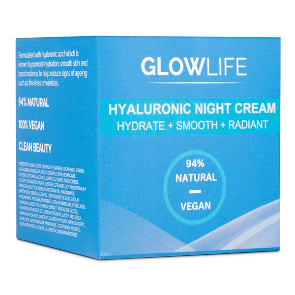 Glowlife hyaluronic night cream 50ml, UK version