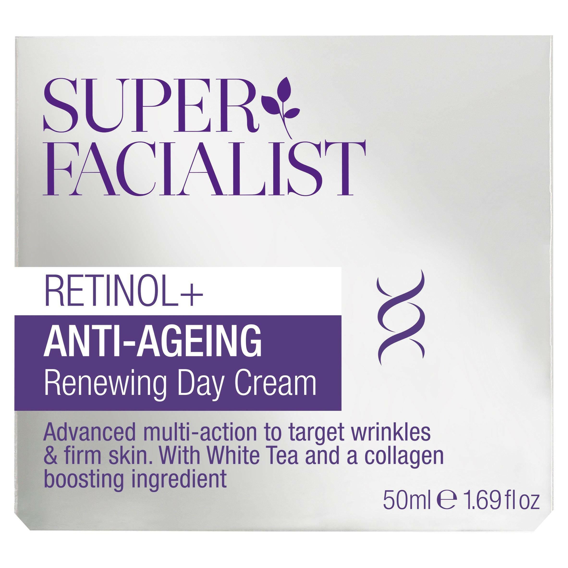 Super Facialist Retinol+ Anti-Ageing Renewing Day Cream 50ml All Sainsburys