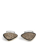 Harrods Tateossian Sterling Silver and Drusy Cufflinks- Buy online at McGrocer