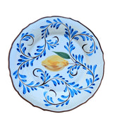 Harrods Les Ottomans Ceramic Positano Lemons Dinner Plate 37cm- Buy online at McGrocer