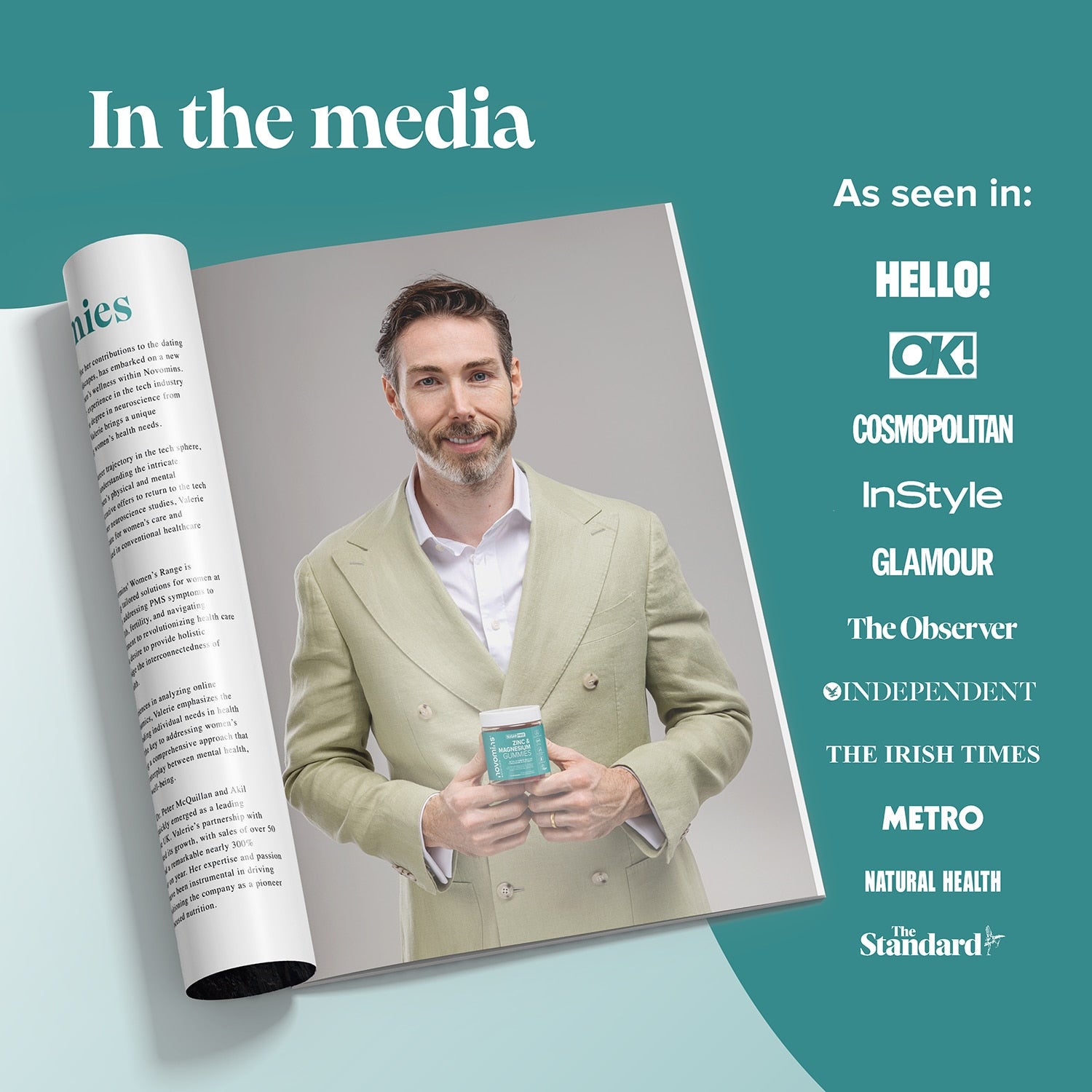 Novomins Zinc, Magnesium & Vitamin B6 60 Gummies - 998696