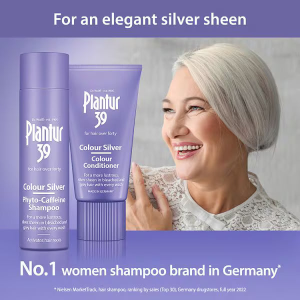 Plantur 39 Colour Silver Shampoo 250ml, imported from the UK