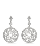 Harrods Boodles White Gold and Diamond Circus Earrings- Buy online at McGrocer