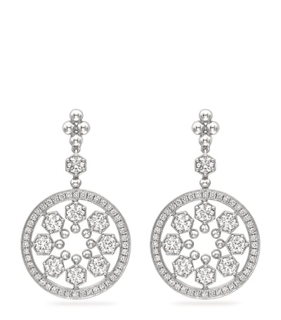 Harrods Boodles White Gold and Diamond Circus Earrings- Buy online at McGrocer