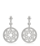 Boodles white gold diamond earrings - British product
