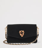 Aspinal of London velvet Eliza clutch bag (British brand)