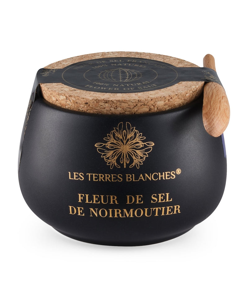 Les Terres Blanches Fleur de Sel Noirmoutier salt 100g, UK version