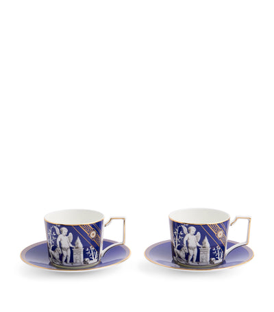 Harrods Wedgwood Renaissance Teacup and Saucer Set of 2- Buy online at McGrocer
