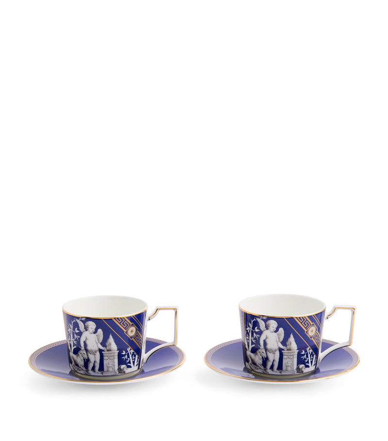 Wedgwood Renaissance teacup and saucer set of 2 (British brand)