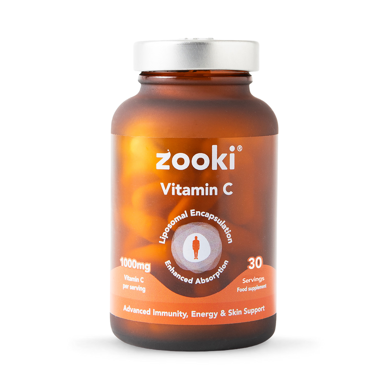 Zooki Liposomal Vitamin C capsules 60 count (British brand)