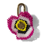 Miu Miu beaded flower keyring 4.5cm x 3cm, imported from the UK