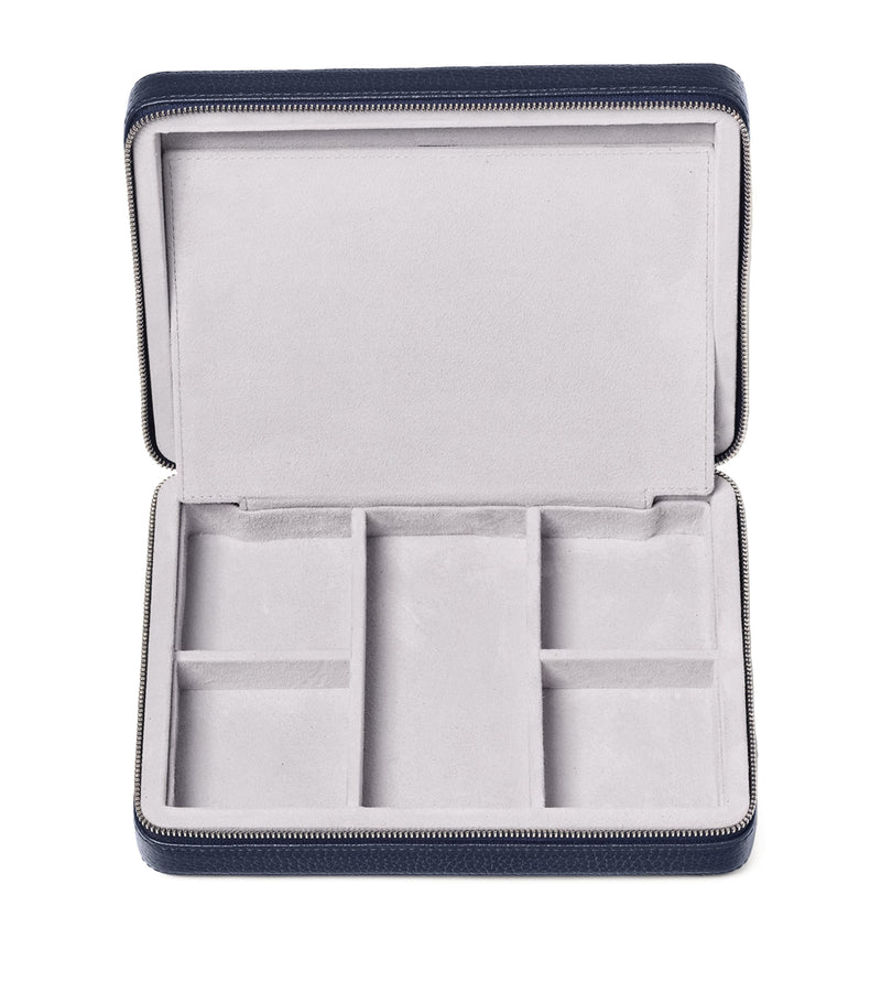 Aspinal London leather travel jewellery case - British product