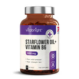 VitaBright Starflower Oil Capsules with Vitamin B6 90 x 1000mg (British brand)
