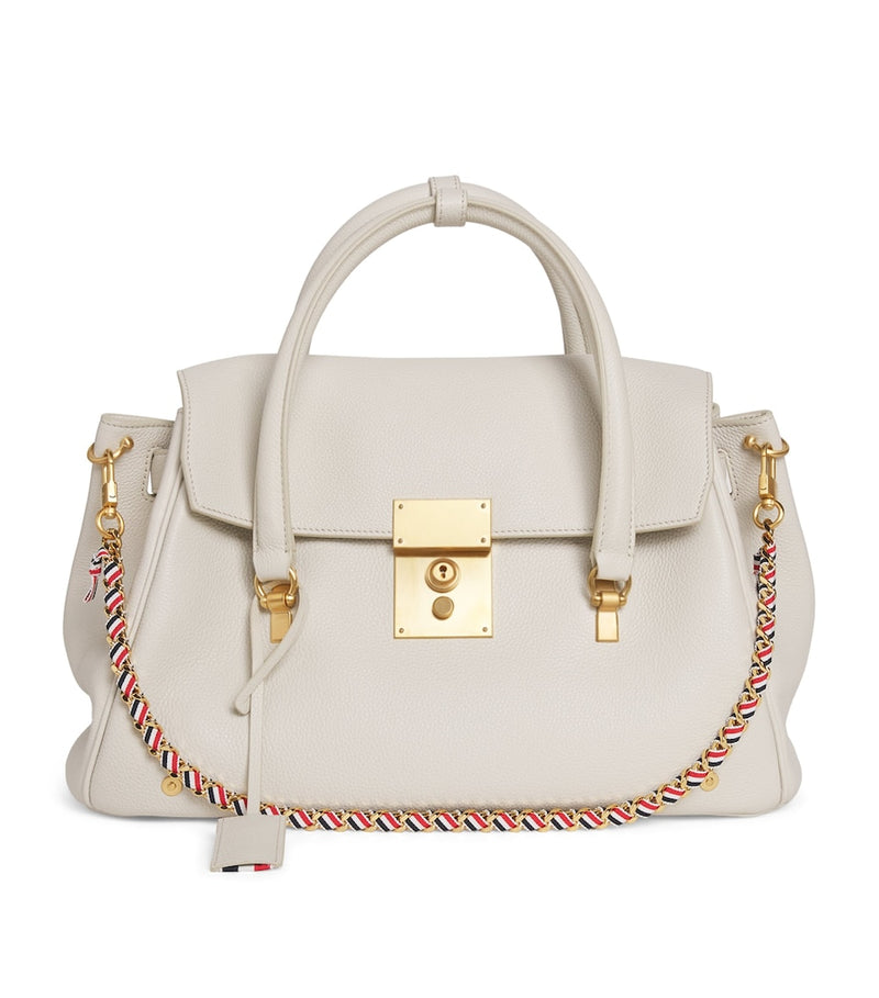 Thom Browne Bolton top-handle bag grain leather (British brand)