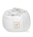 Looty Small Organic Pet Pouf, imported from the UK
