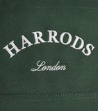 Harrods small cotton embroidered logo tote bag, UK version
