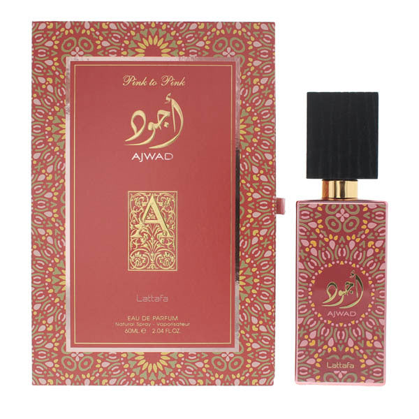 Lattafa Ajwad Pink Eau de Parfum Fragrance 60ml, UK version