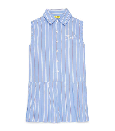 Harrods Off-White Kids Cotton Stripe Arrows Dress (4-12+ Years)- Buy online at McGrocer