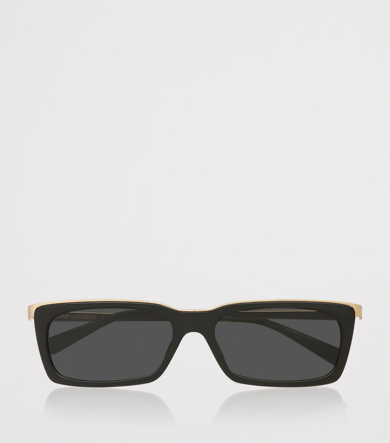Saint Laurent acetate rectangle sunglasses (British brand)