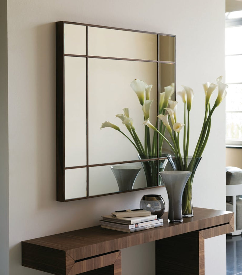 Ash Wood Mirror with Clean Lines for Modern Living Space