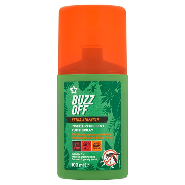Superdrug Buzz Off Extra Strength Insect Repellent 100ml GOODS Superdrug