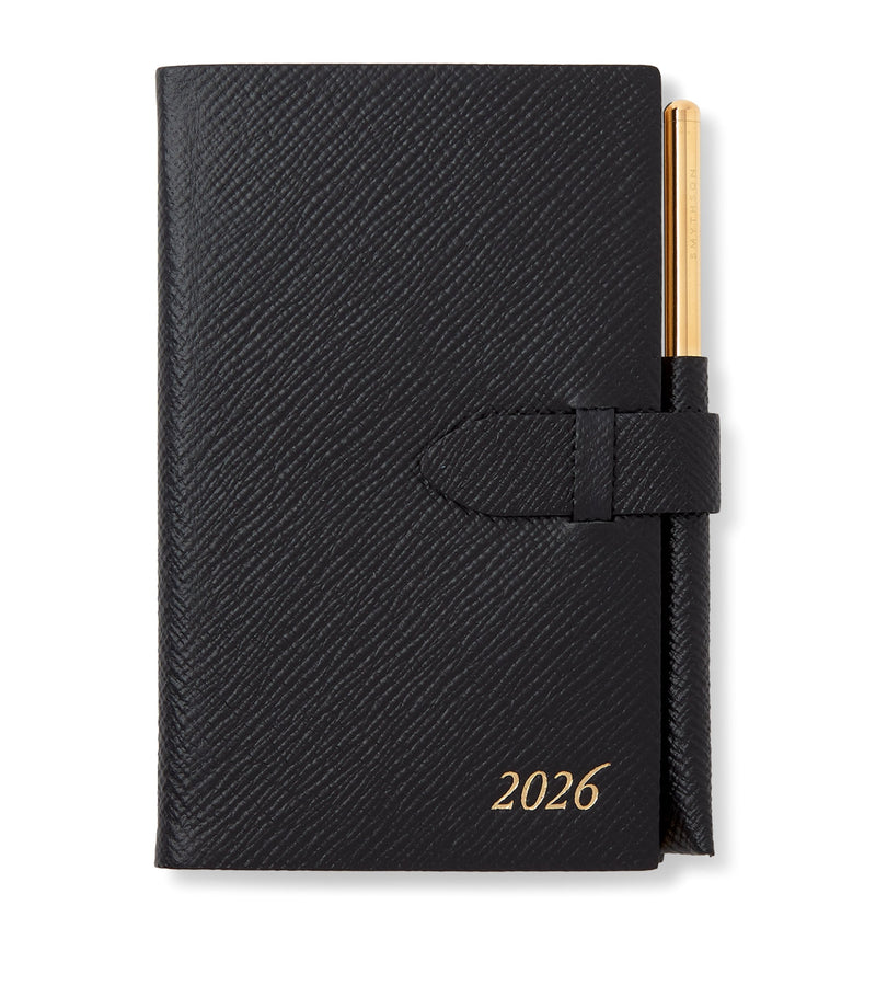 Smythson Panama Leather 2026 Weekly Diary (British brand)
