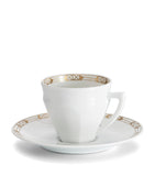 Baccarat Talleyrand coffee cups and saucers 100ml - British product
