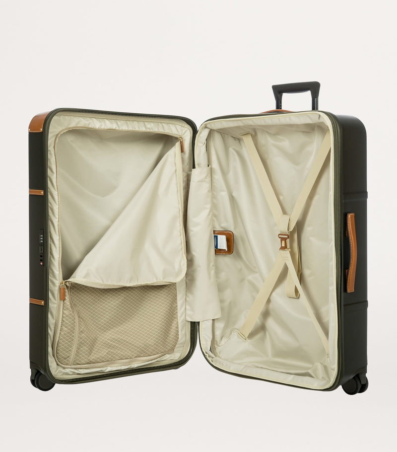 Bric's Bellagio check-in suitcase 76cm with leather trims (British brand)